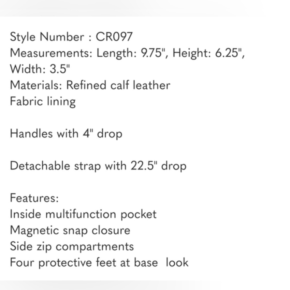 COACH Nina Small Tote light violet ❤️❤️ - Picture 7 of 8